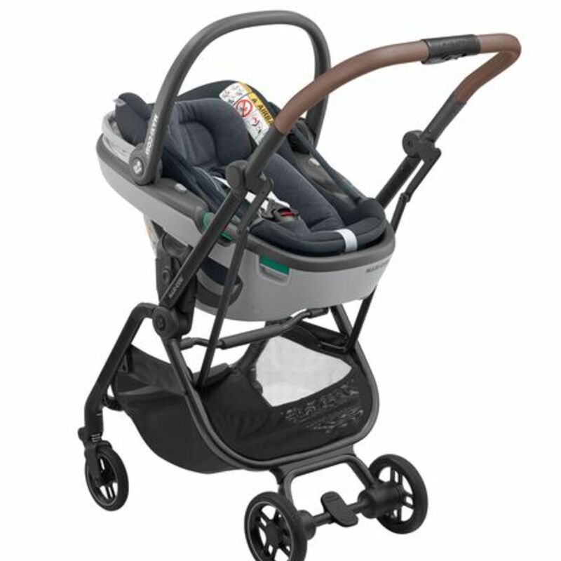 Maxi Cosi Leona babakocsi Coral 360 hordozóval - Essential Graphite